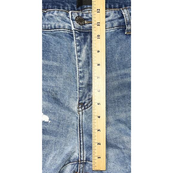 THRT Dreamer Distressed High-Rise Straight Leg Stretch Jeans Men's 40X30 - Picture 3 of 7